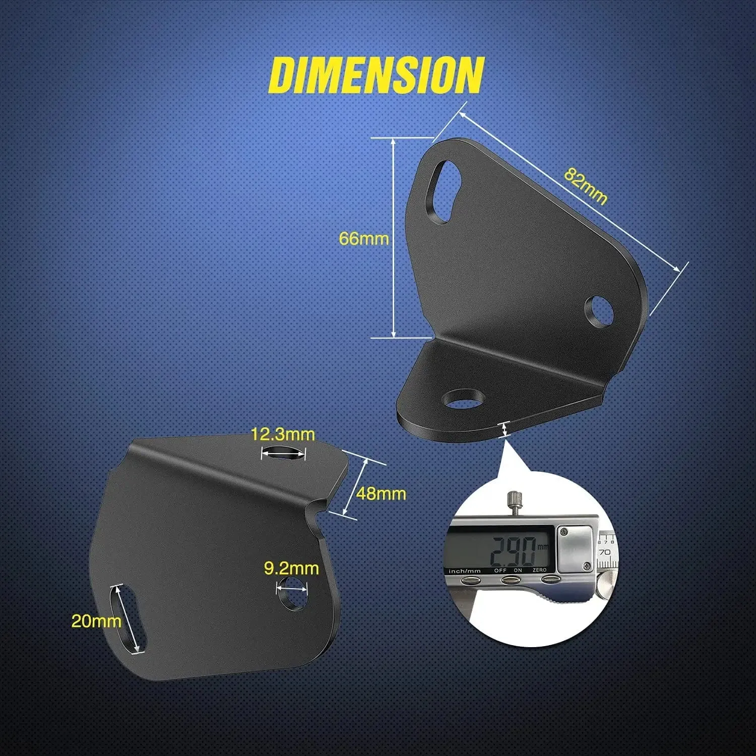 Rear Pillar Flag Antenna Mounts For 2017-2021 Can-am Maverick X3