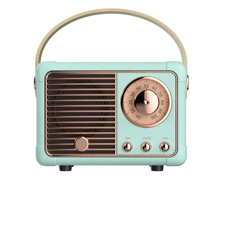 Retro Style Mini Wireless Speakers Creative Gift for Music Lovers