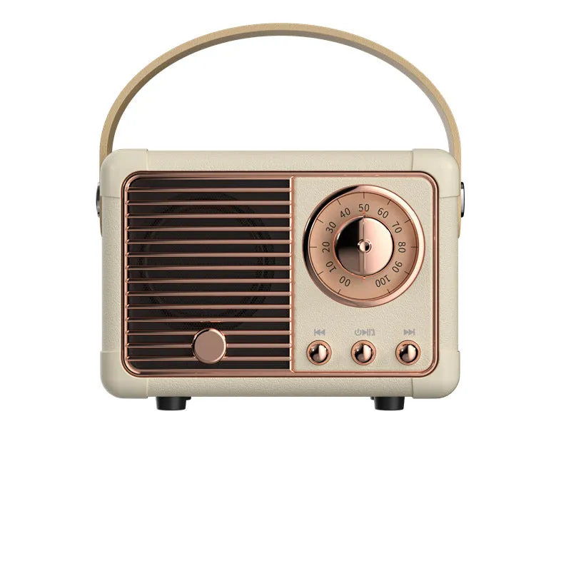Retro Style Mini Wireless Speakers Creative Gift for Music Lovers