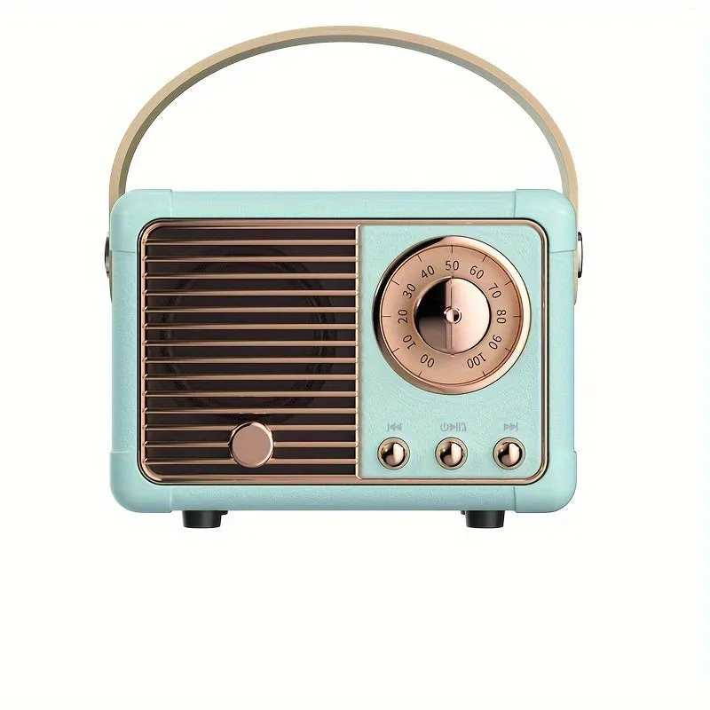 Retro Style Mini Wireless Speakers Creative Gift for Music Lovers