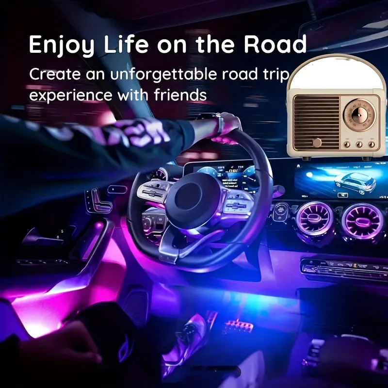 Retro Style Mini Wireless Speakers Creative Gift for Music Lovers