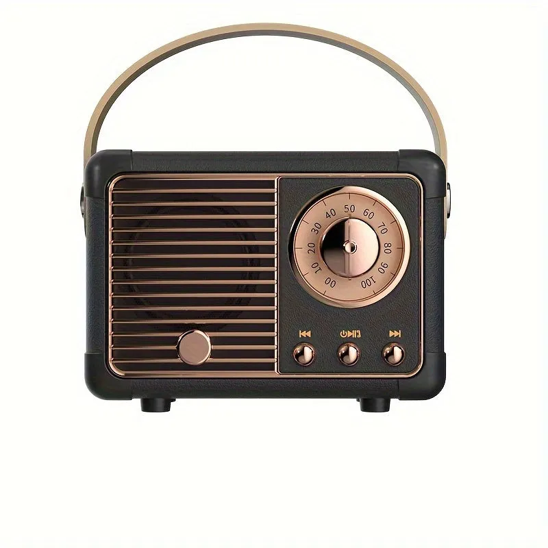 Retro Style Mini Wireless Speakers Creative Gift for Music Lovers
