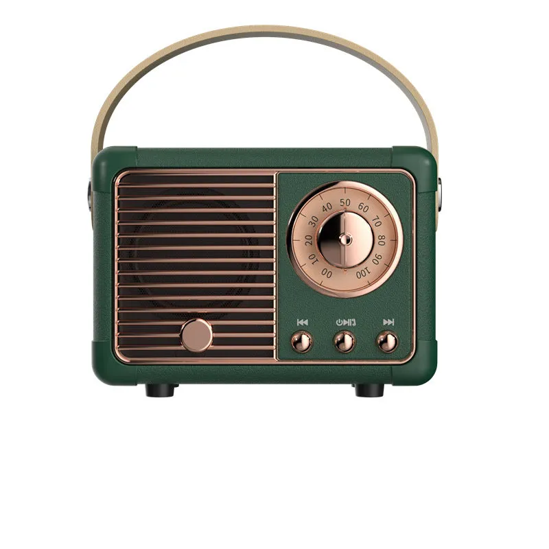 Retro Style Mini Wireless Speakers Creative Gift for Music Lovers