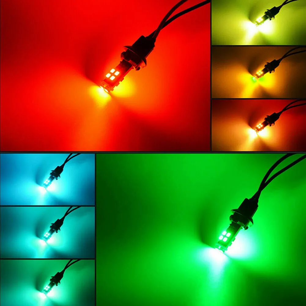 RGB T10 W5W Led Bulbs Multi-color 360-degree Lighting Interior
