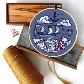 Rikrack Embroidery Kit Ship
