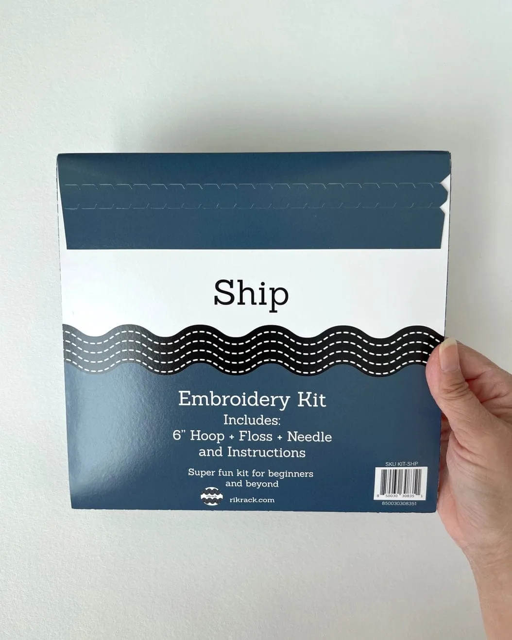 Rikrack Embroidery Kit Ship