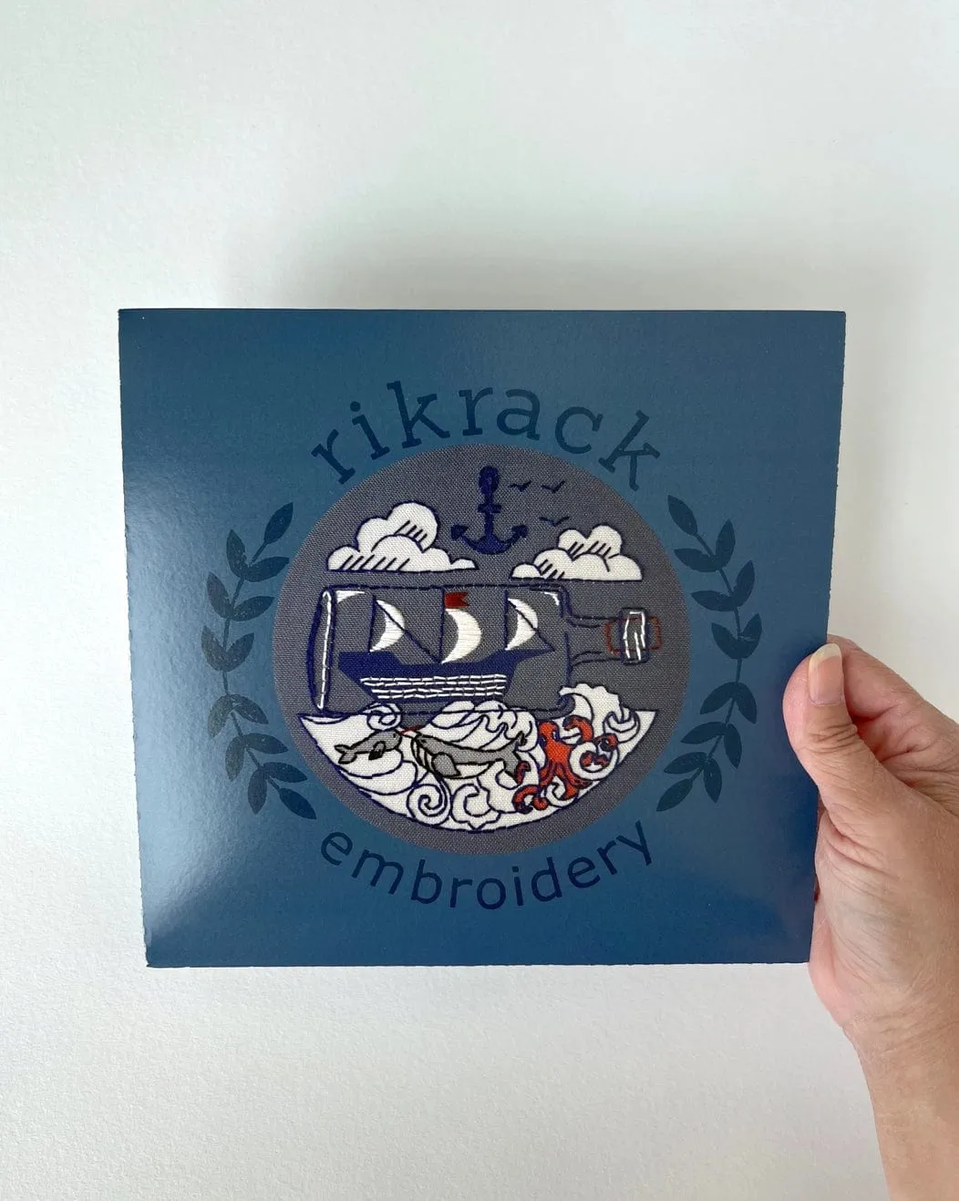 Rikrack Embroidery Kit Ship