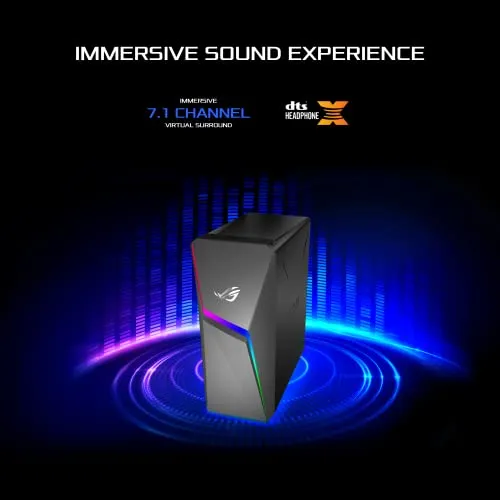 ROG Strix G10 Gaming Desktop PC, Intel Core i7-11700, GeForce RTX 3060, 16GB DDR4 RAM, 1TB PCIe SSD, Wi-Fi 5, Windows 11 Home, G10CE-AH766