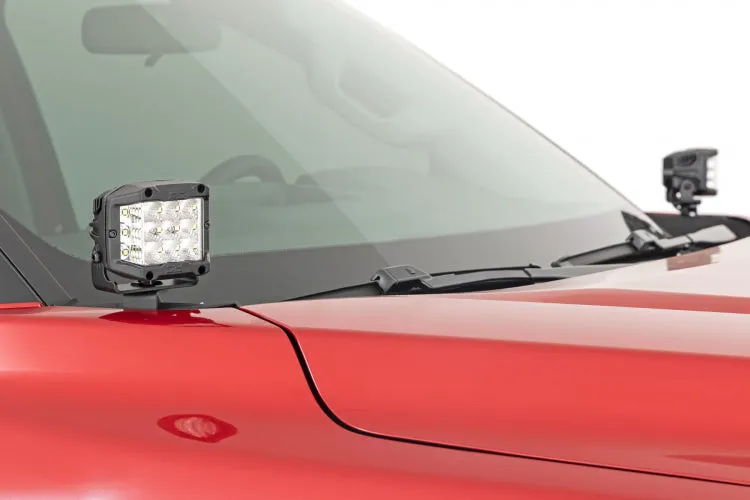 Rough Country Low Profile LED Ditch Light Kit | 2022-2025 Toyota Tundra