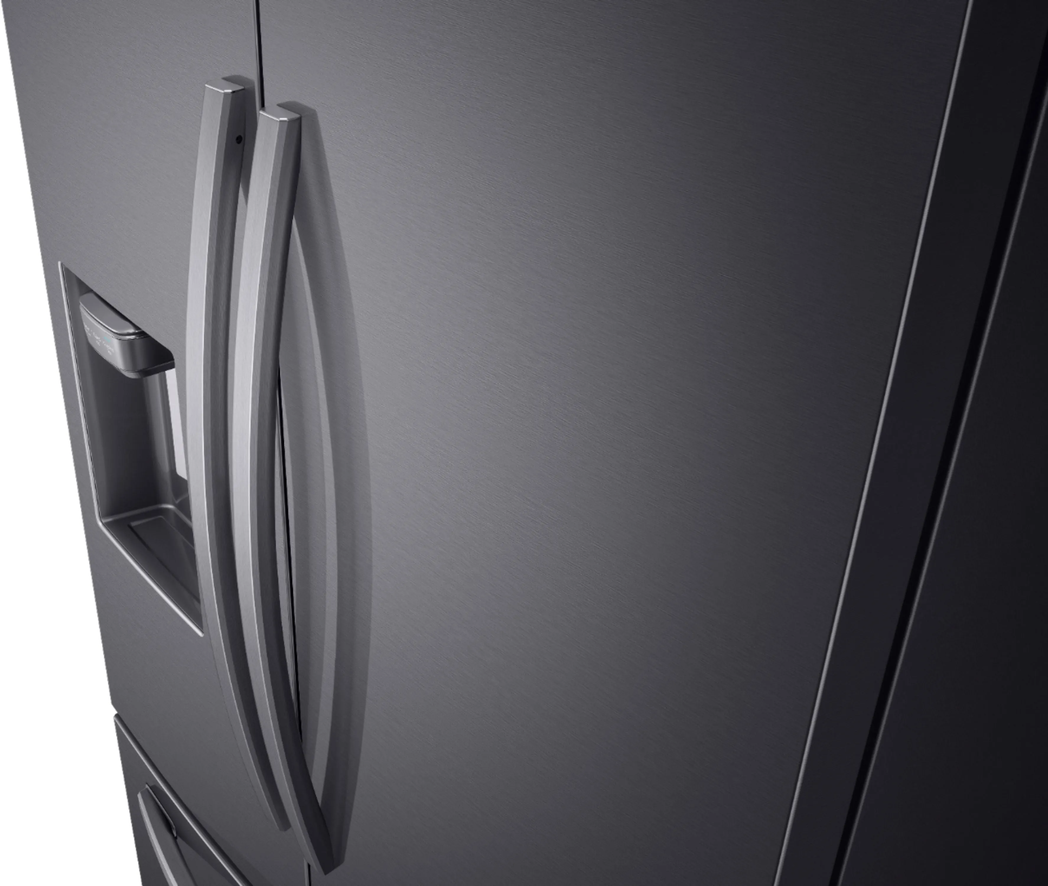 Samsung - 28 Cu. Ft. French Door Fingerprint Resistant Refrigerator with CoolSelect Pantry™ - Black stainless steel