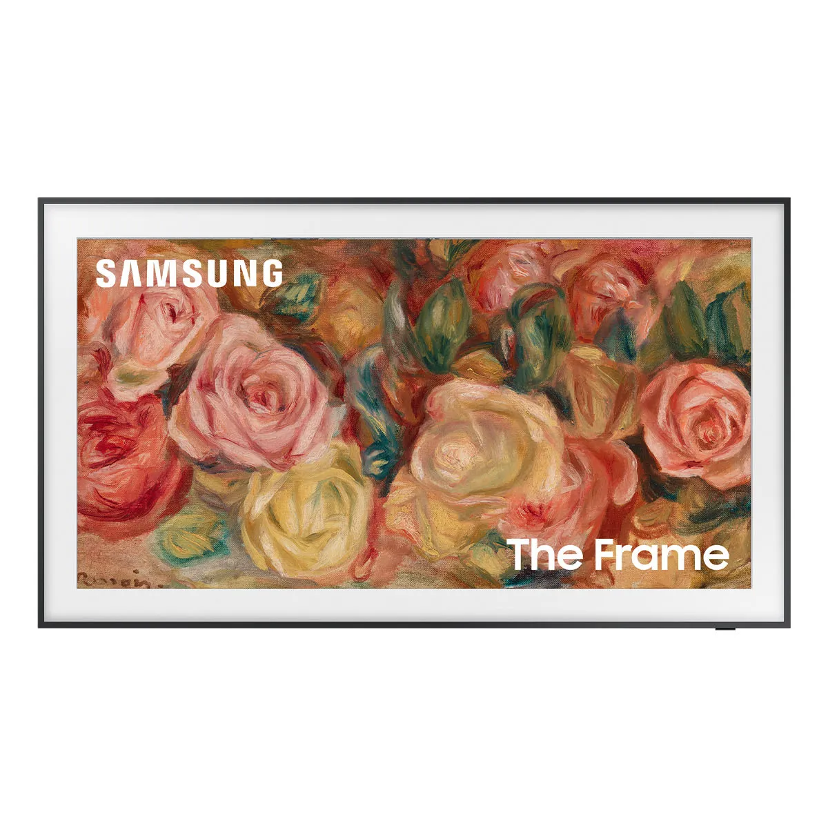 Samsung LS03D 85" The Frame QLED 4K HDR Smart TV with Slim-Fit Wall Mount (2024) and HW-LS60D Music Frame Bluetooth Speaker with Wall Mount