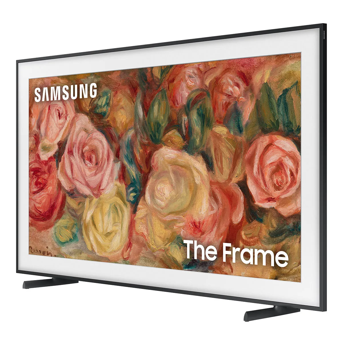Samsung LS03D 85" The Frame QLED 4K HDR Smart TV with Slim-Fit Wall Mount (2024) and HW-LS60D Music Frame Bluetooth Speaker with Wall Mount