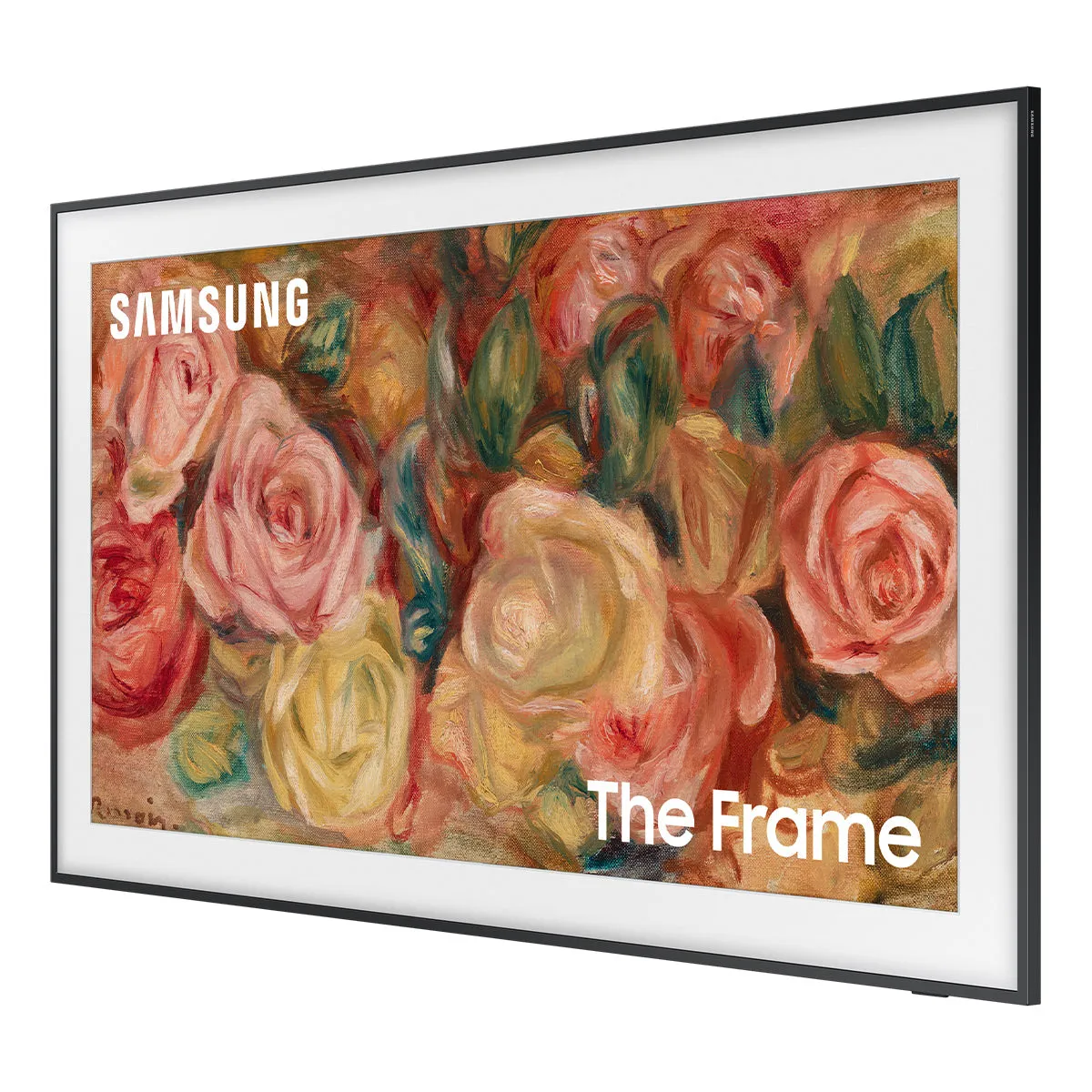 Samsung LS03D 85" The Frame QLED 4K HDR Smart TV with Slim-Fit Wall Mount (2024) and HW-LS60D Music Frame Bluetooth Speaker with Wall Mount