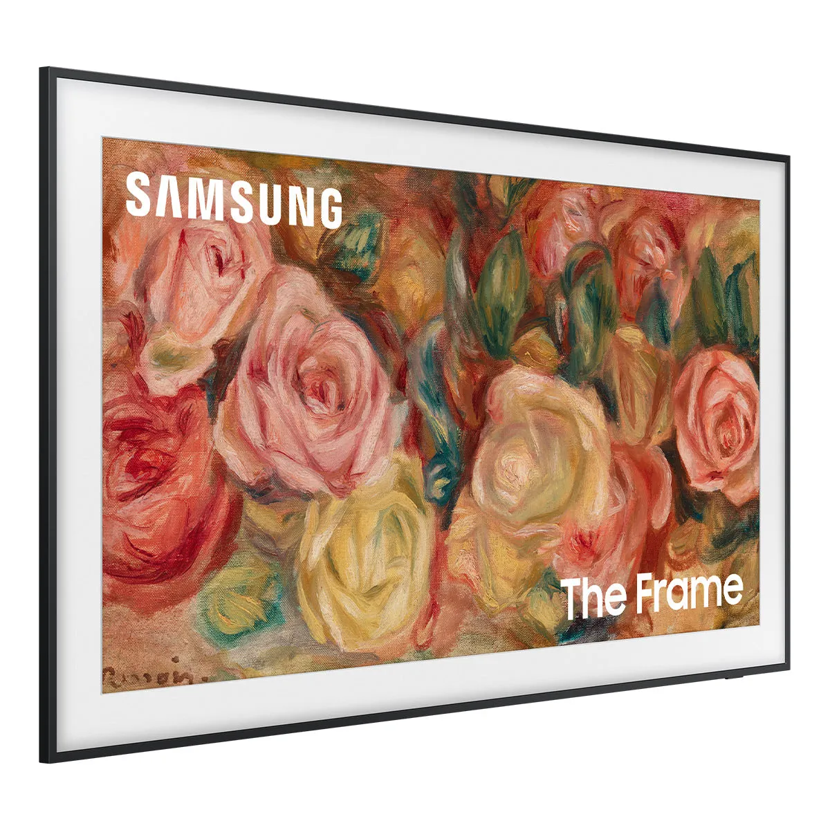 Samsung LS03D 85" The Frame QLED 4K HDR Smart TV with Slim-Fit Wall Mount (2024) and HW-LS60D Music Frame Bluetooth Speaker with Wall Mount
