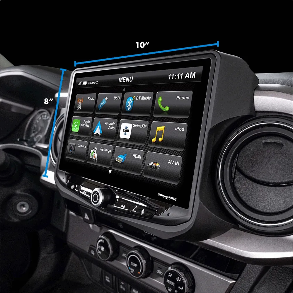 Stinger - HEIGH10 10" Plug-and-Play Radio Kit - Toyota Tacoma (2016-2023)