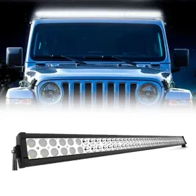 Suparee 52" LED Light Bar Work Light for Jeep Wrangler Off-road Outdoors