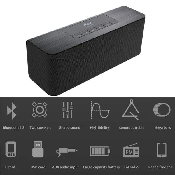 Super Bass Bluetooth Speaker With FM Radio