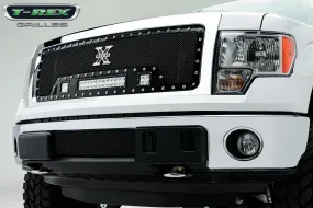 T-REX Torch Series, 1 Piece Insert Grilles - Requires Drilling or Cutting - 2013-2014 F150