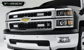 T-REX Torch Series, 2 Piece Grilles - 2014-2015 Silverado