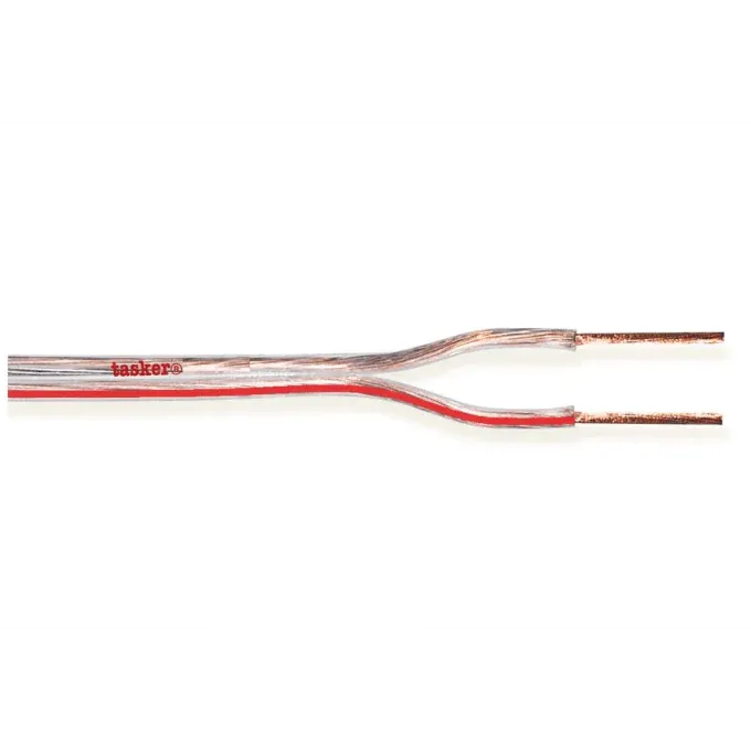 Tasker TSK64-20 Cable Speaker 2X1.5MM FFC Transparent 20Mtrs