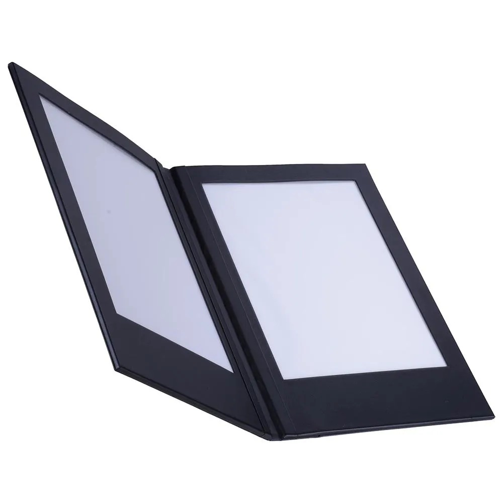 TheLAShop 8-1/2" x 14" 2-Panel Folding Illuminated LED Backlit Menu Cover