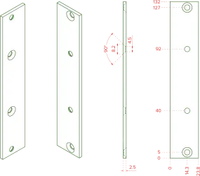 Tiptop Audio Z-Rails Bracket Pair