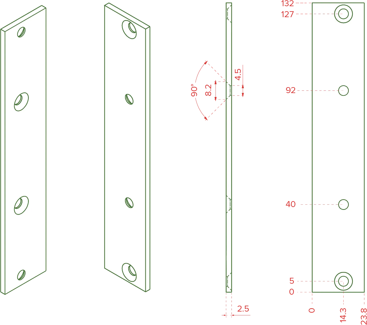 Tiptop Audio Z-Rails Bracket Pair