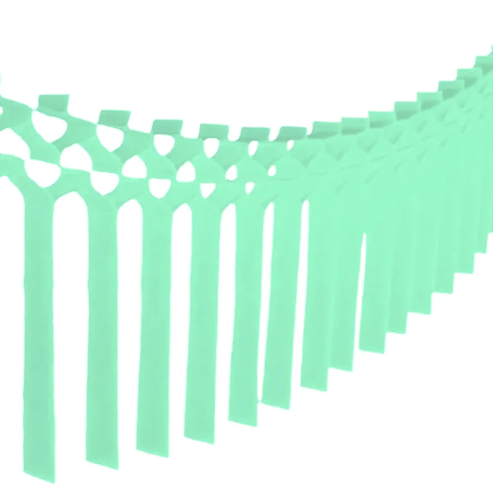 Tissue Streamer Garland - Mint