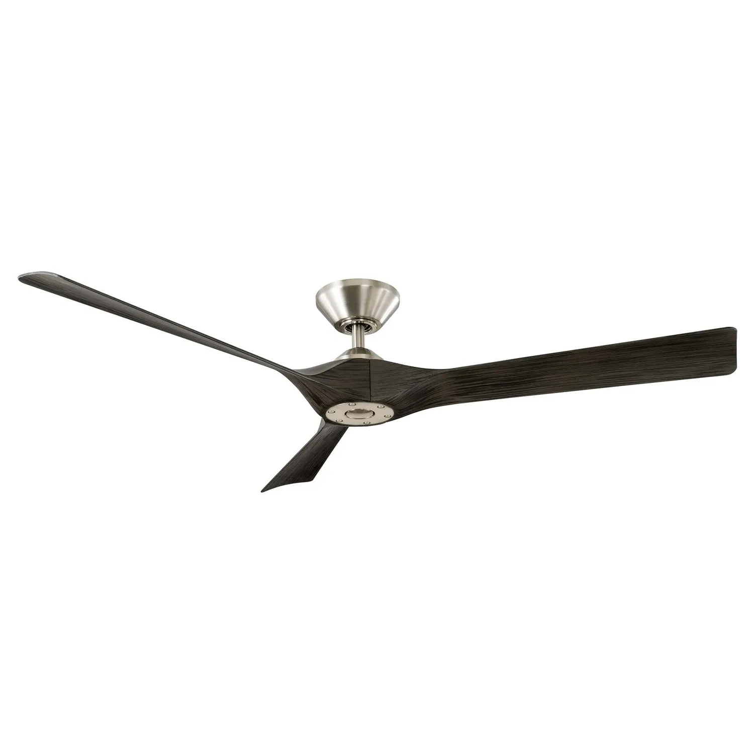 Torque 58" Ceiling Fan in Brushed Nickel & Ebony