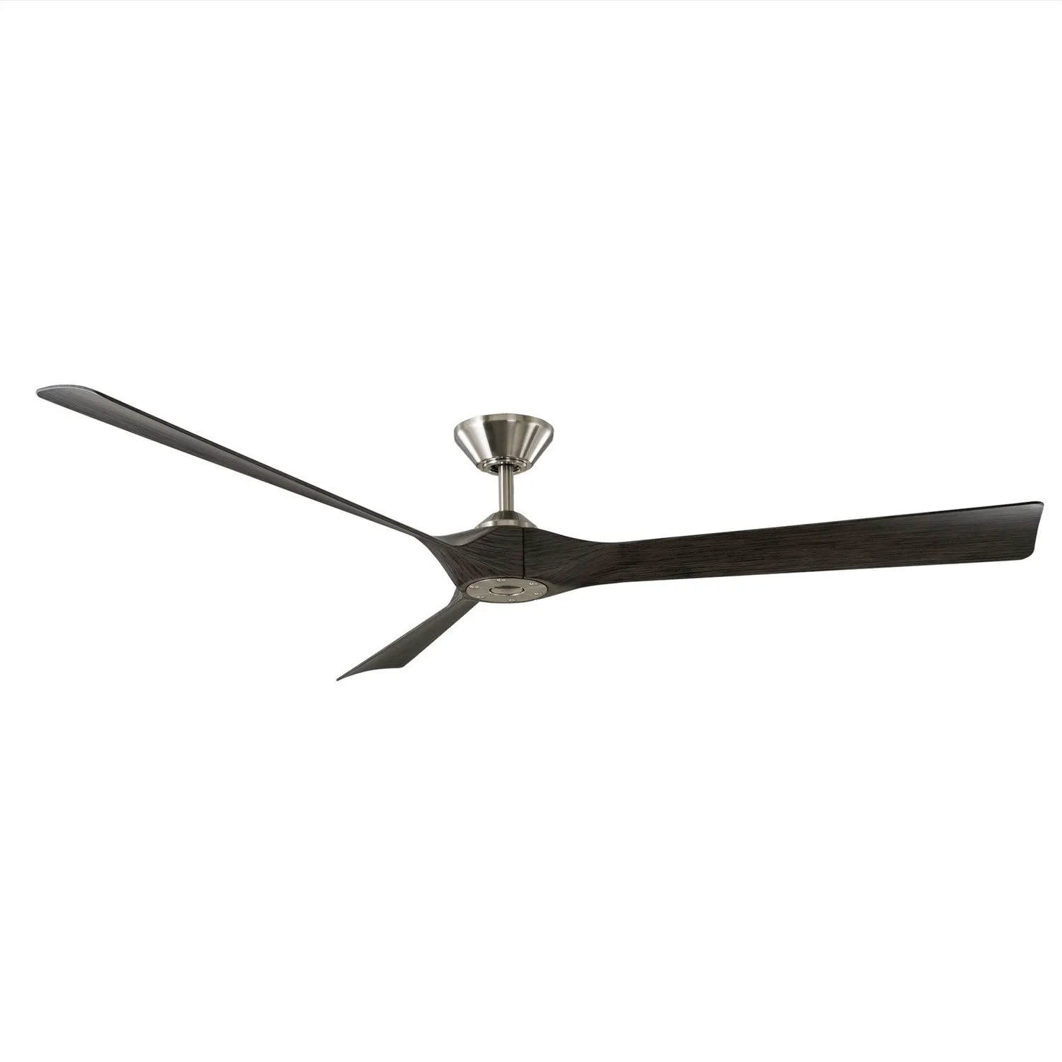 Torque 70" Ceiling Fan in Brushed Nickel & Ebony
