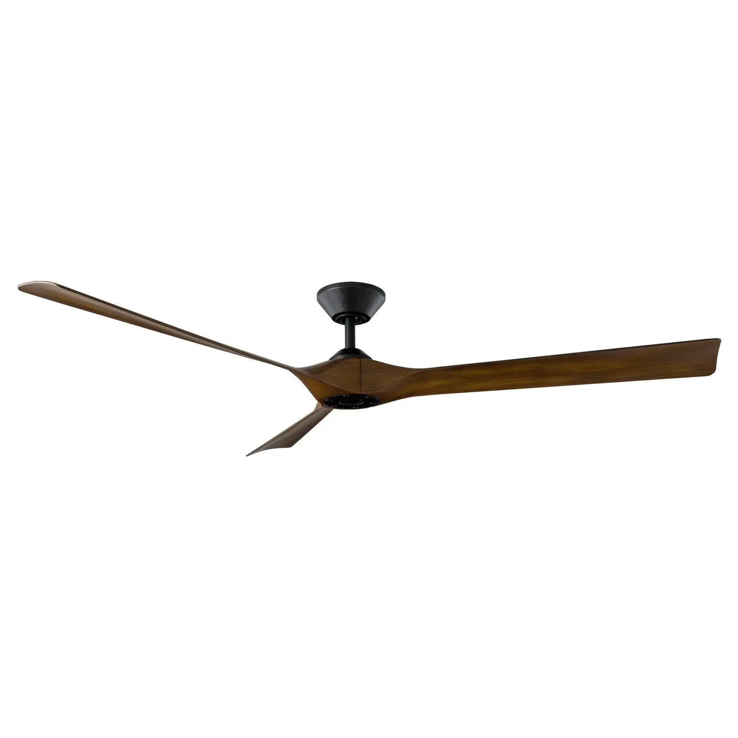 Torque 70" Ceiling Fan in Matte Black & Distressed Koa