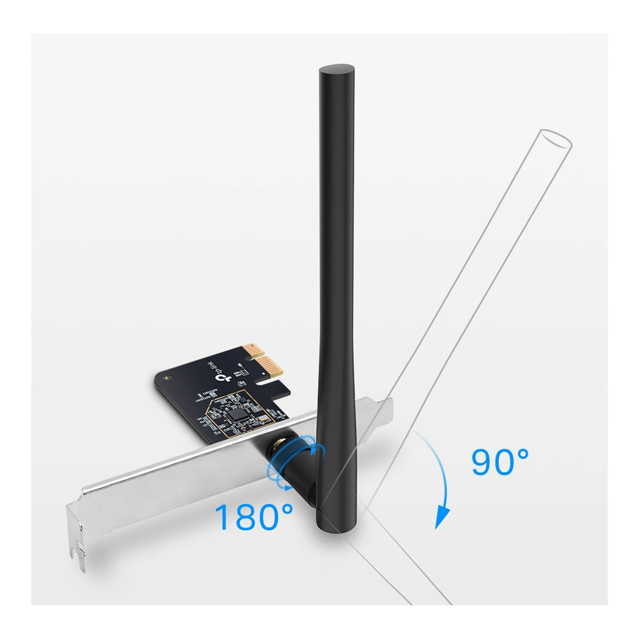 TP-Link ARCHERT2E AC600 Wireless Dual-Band PCIe Adapter