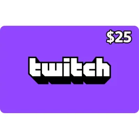 Twitch $25 Gift Code