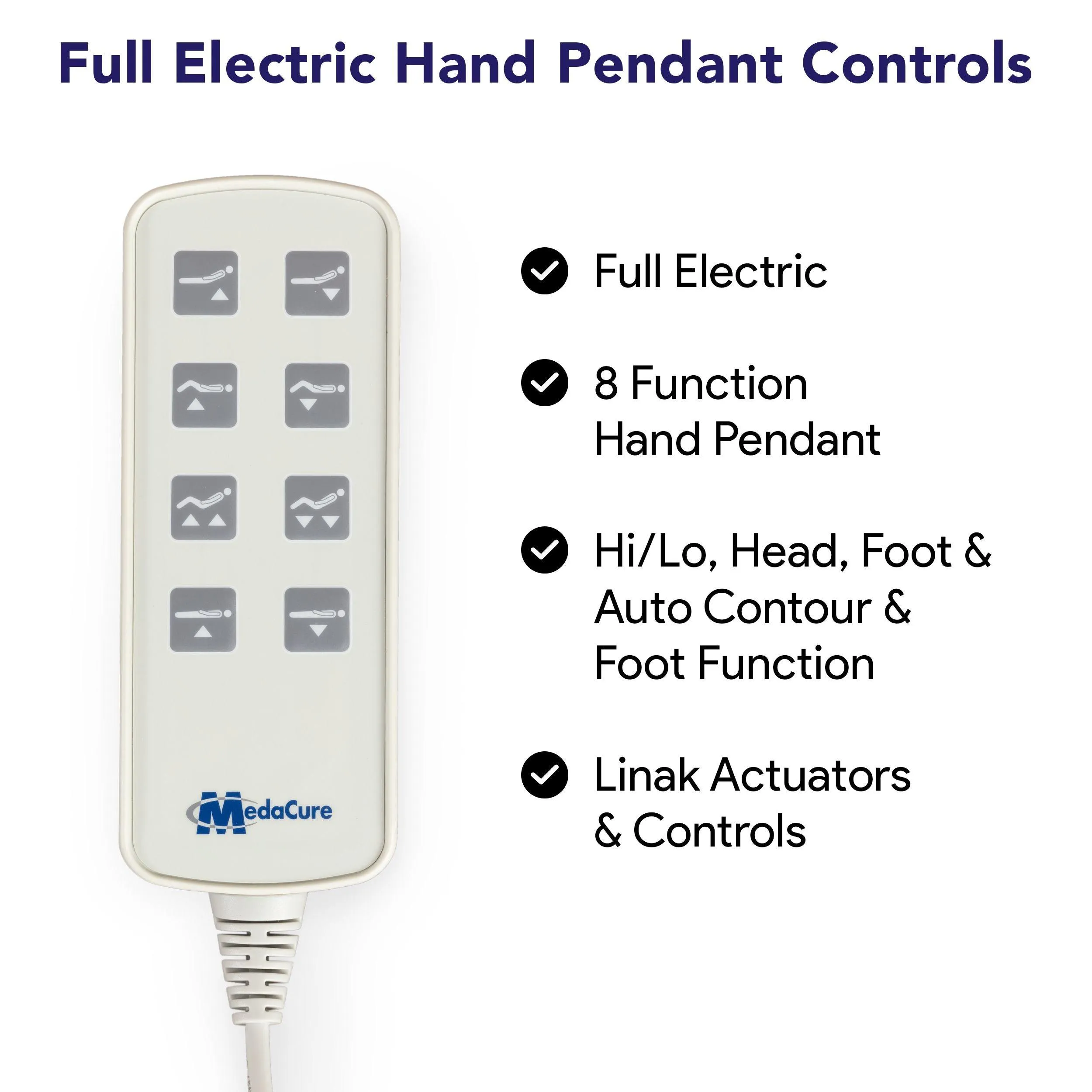 Ultra Low and High Adjustable Electric Hospital Bed