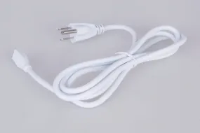 Under Cabinet Light Bar Cord & Plug in White