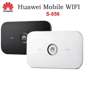 Unlocked Huawei E5573s-856 4G Mobile WiFi Router – 150Mbps Dongle with USB & Antenna Support for Portable Wireless Internet