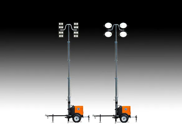 WANCO Vertical-Mast Diesel Light Towers WLT-4MV