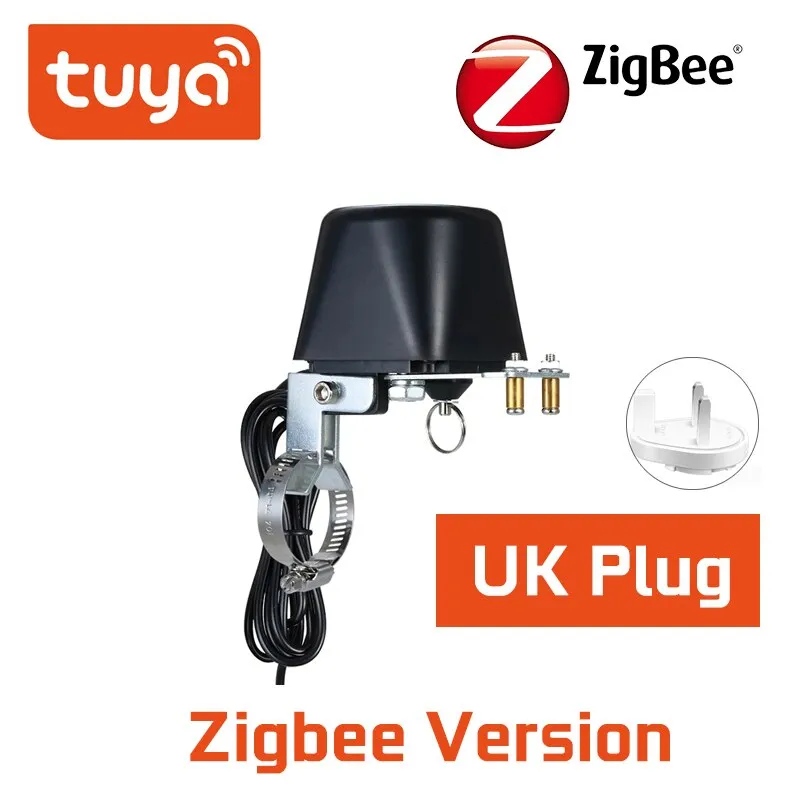 Wifi/Zigbee Smart Valve Controller for Water & Gas Pipelines, Alexa & Google Assistant Compatible