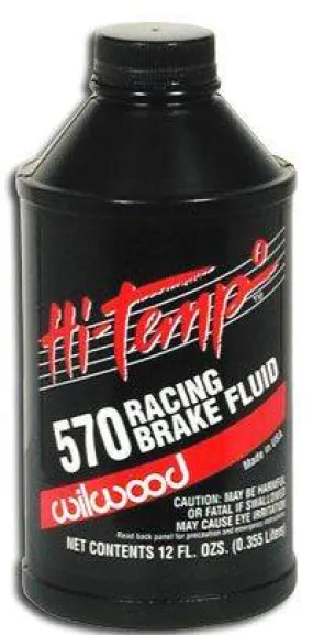 Wilwood HI-TEMP Brake Fluid 12oz (Case of 24)