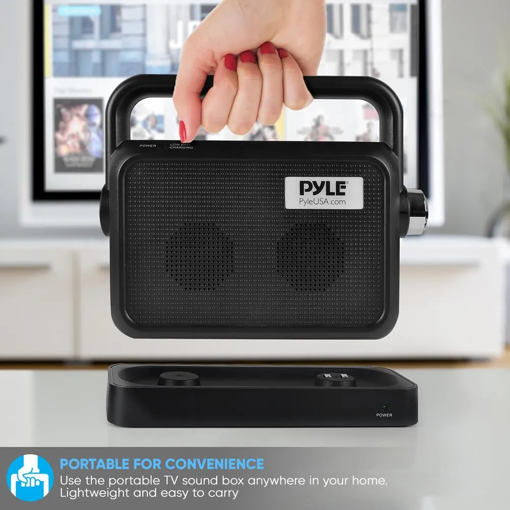 Wireless Tv Speaker Transmitter & Receiver - Comfort Hearing System