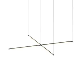 Z-Bar Medium Cross Pendant