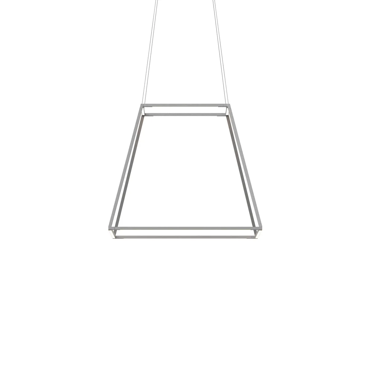 Z-Bar Rise Medium Square Pendant