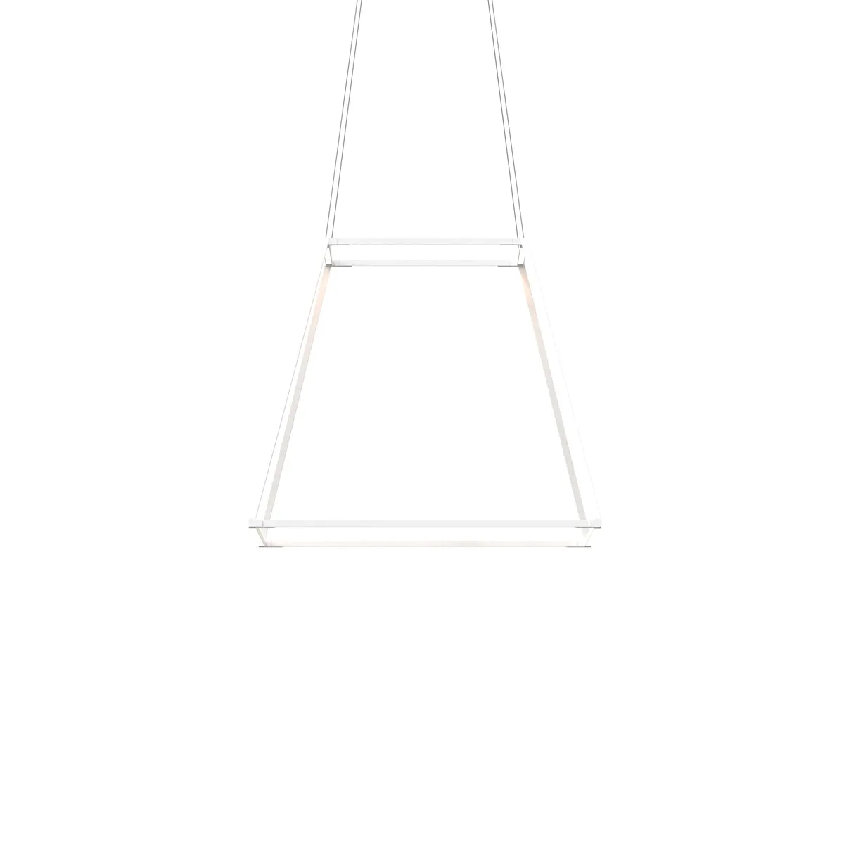 Z-Bar Rise Medium Square Pendant