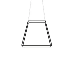 Z-Bar Rise Medium Square Pendant