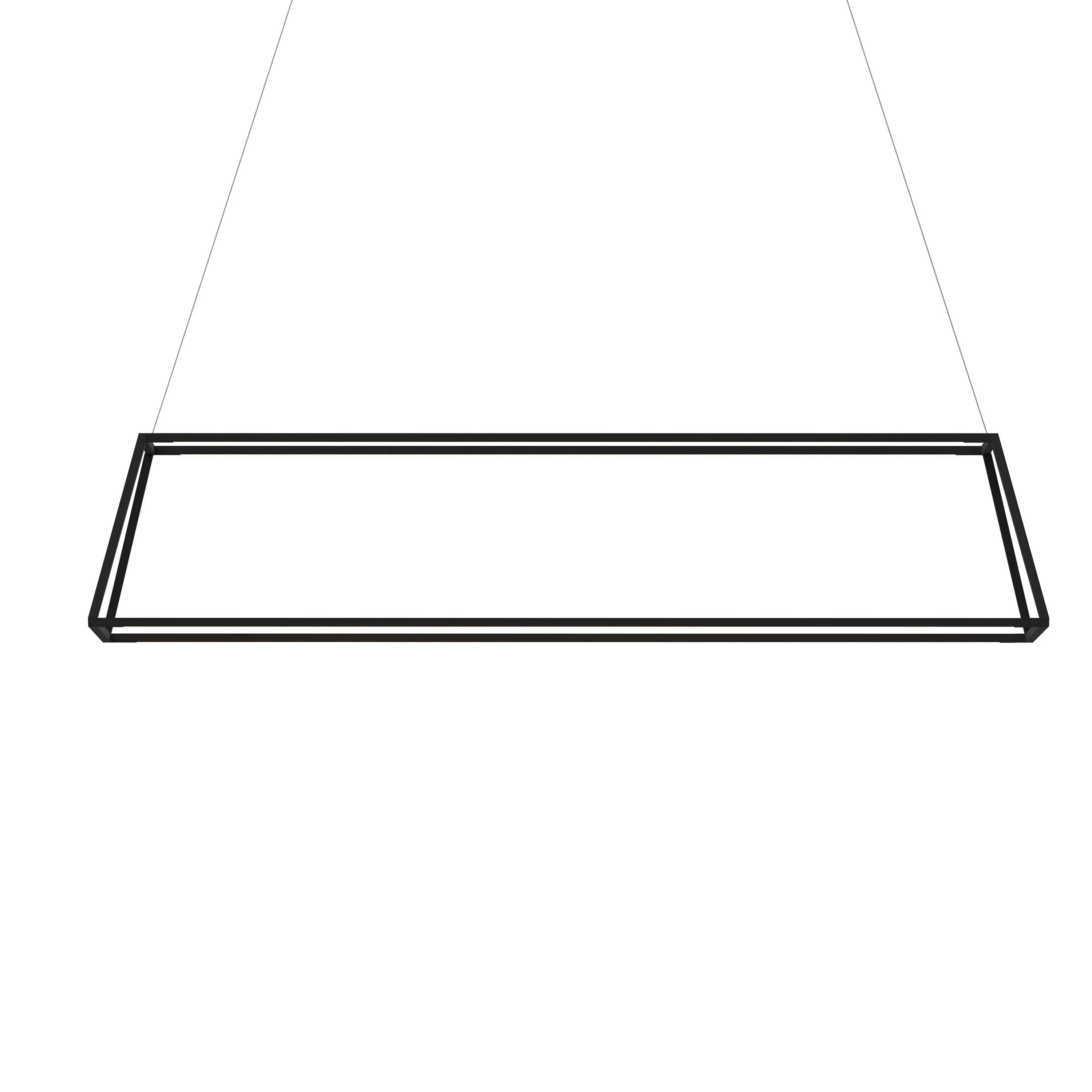 Z-Bar Rise Rectangle Pendant Light