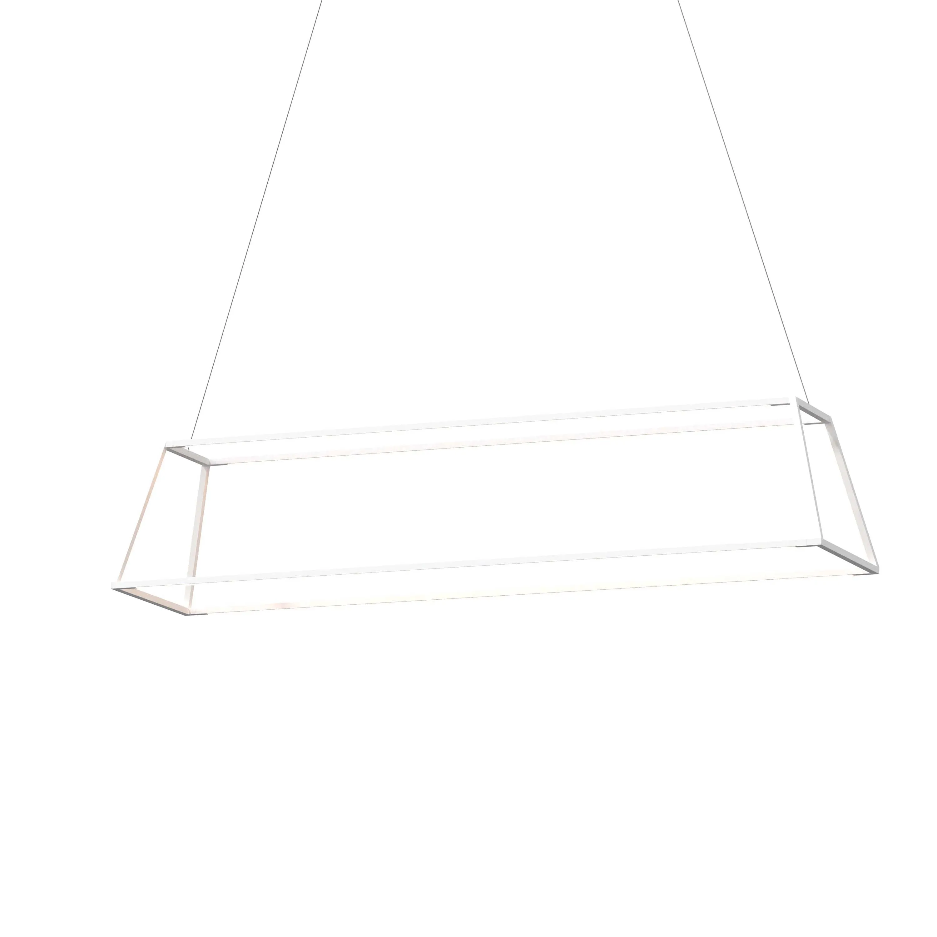 Z-Bar Rise Rectangle Pendant Light