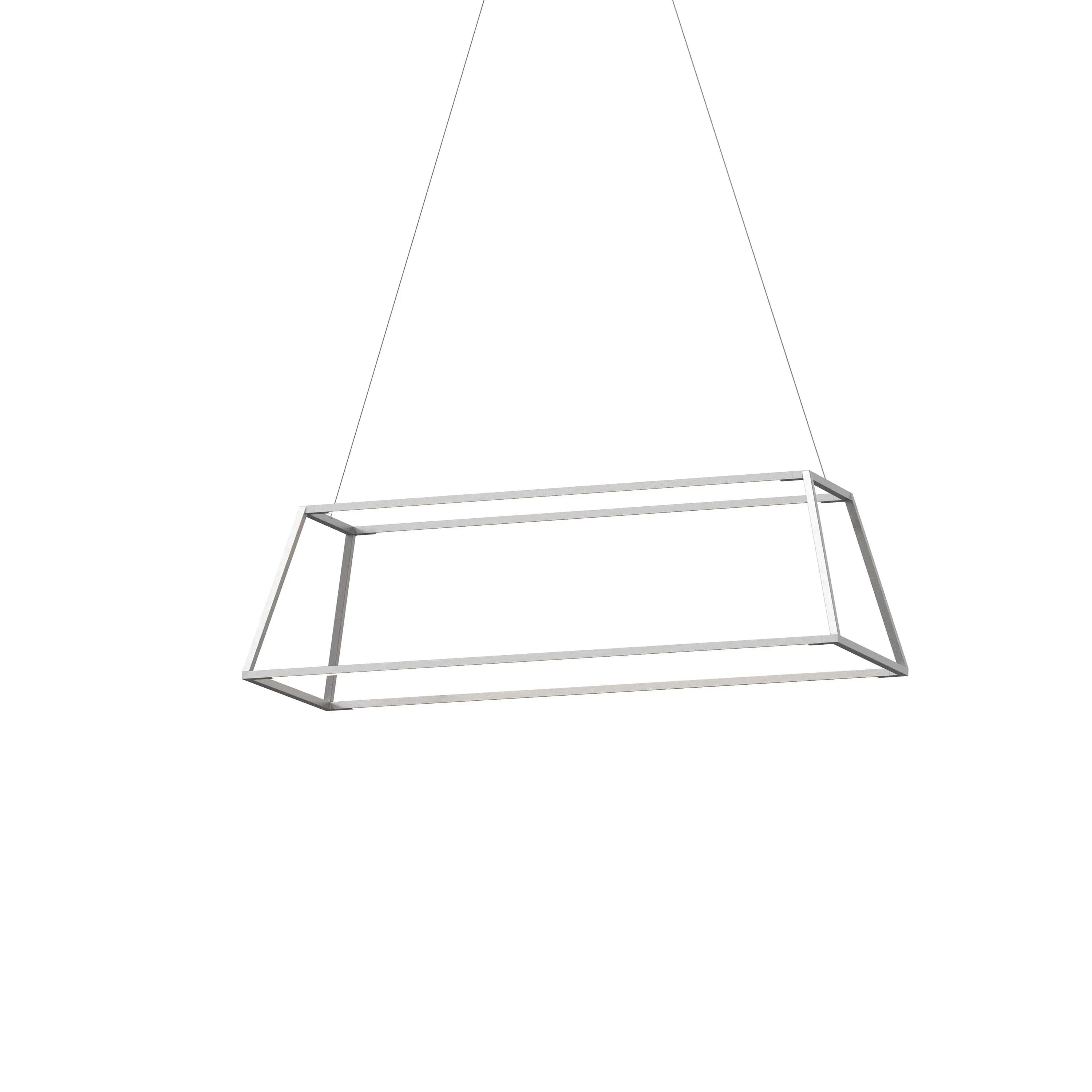 Z-Bar Rise Rectangle Pendant Light