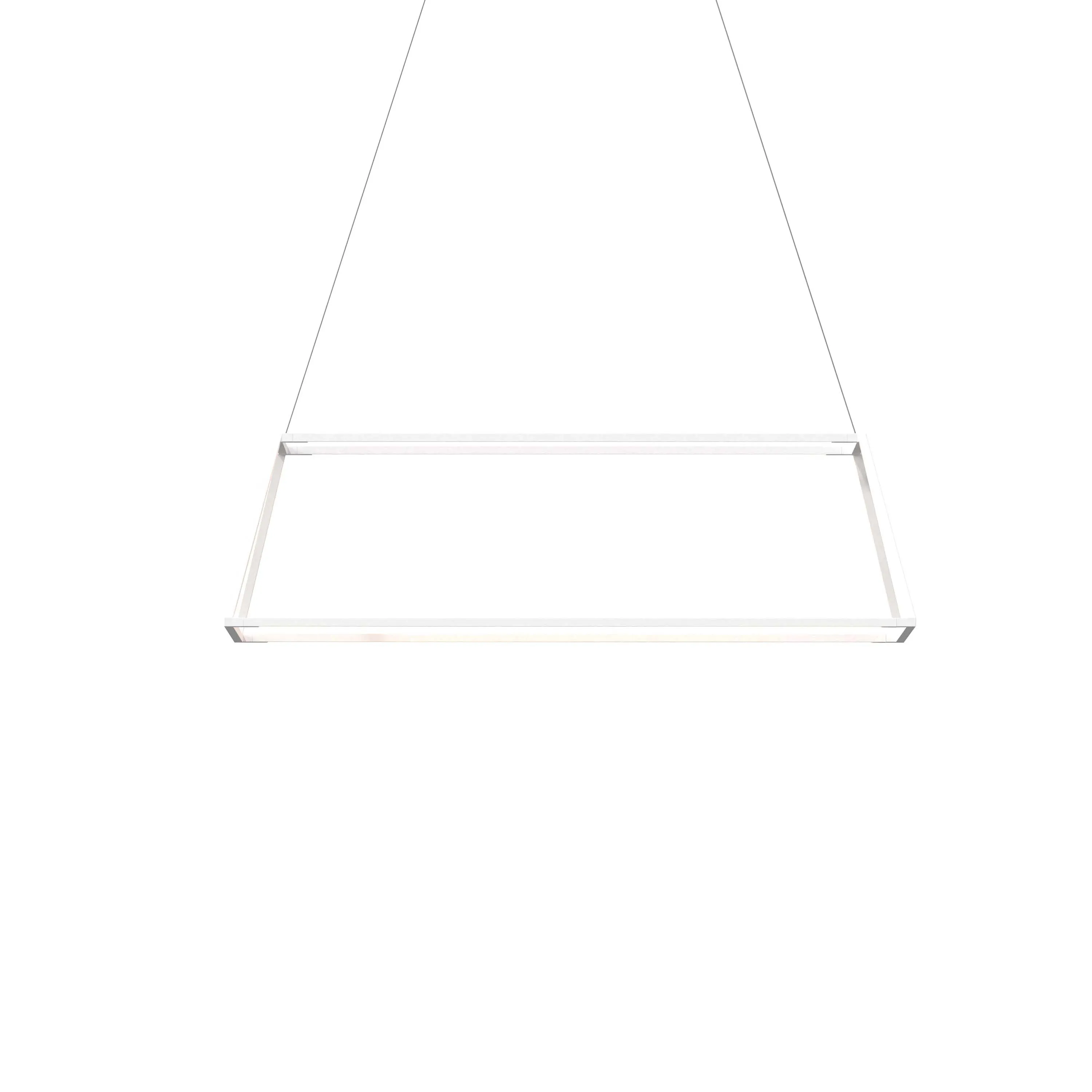 Z-Bar Rise Rectangle Pendant Light
