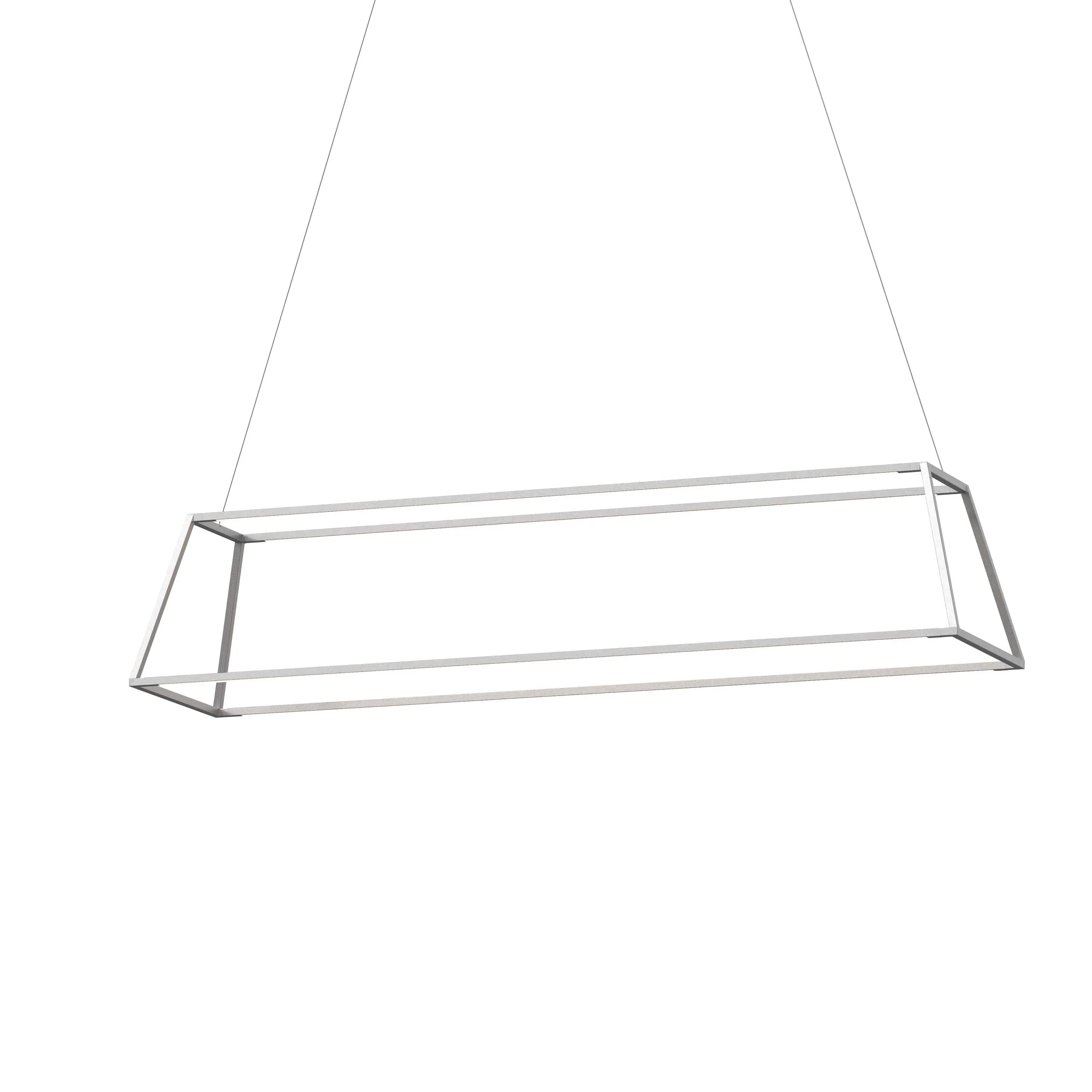 Z-Bar Rise Rectangle Pendant Light