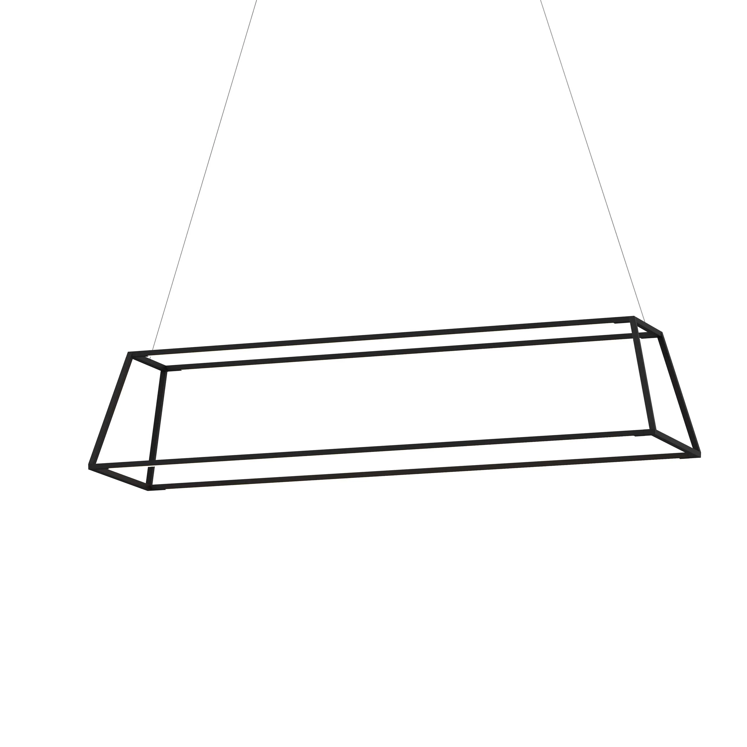 Z-Bar Rise Rectangle Pendant Light